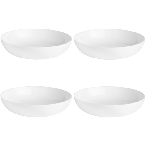 Everyday White by Fitz and Floyd Nevaeh Pasta Bowl, Set of 4