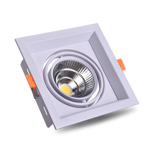 FAZRPIP Square LED Spot Lights Recessed LED Downlight Mini Ceiling Lamp 7W/12W/15W/20W Recessed Eyeball Retrofit Spotlight Indoor Lighting 3000K/4000K/6000K Selectable
