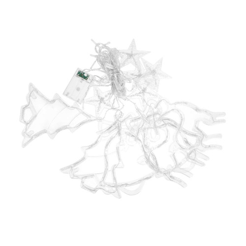 BESTOYARD 1pc Fawn Bell String Lights Christmas Lights Outdoor Battery String Lights Fairy Lights Curtain Xmas Curtain Lights Battery Operated String Lights Christmas Tree Curtain Lamp Beads