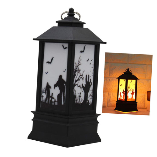 BESTOYARD Halloween Candles Halloween Candles Decorative Candles Flameless Tealight Candle LED Tealight Candle Table Light Props Small Oil Lamp LED Night Lamp