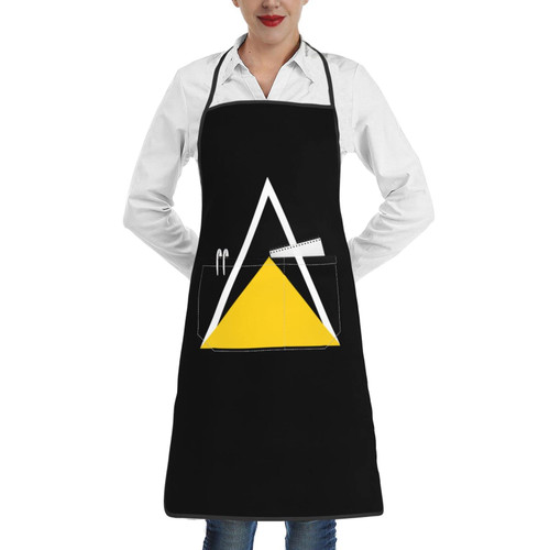 KADEUX Flag Of Saint Lucia Apron Adjustable Wai Cloth Kitchen Apron With Pocket For Women Men Waterproof Chef Bib Fit Cooking Baking Bbq Aprons