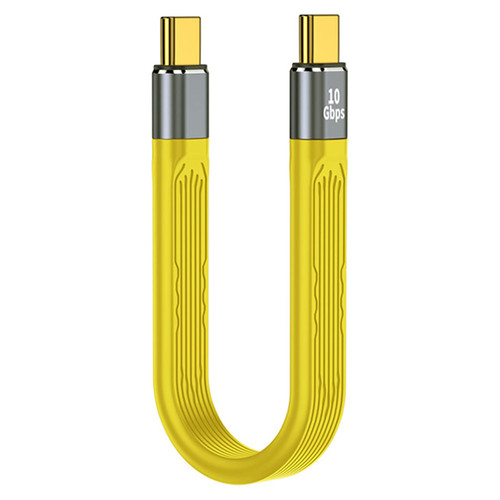 Diarypiece High Speed 10/40Gbps Transmission USB C To USB C USB-A Cable,100W 13cm Charging Cord Line