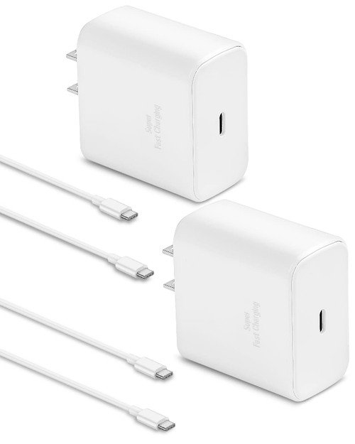 45W USB-C S22 Ultra Charger, 2 Pack Super Fast Charger Block with 5FT Type C Android Phone Cable Fast Charging for Samsung Galaxy Charger S22 Ultra/S22/S22+/S21/S21+/S21 Ultra/S20/S20+/S20 Ultra 45W USB-C S22 Ultra Charger, 2 Pack Super Fast Charger Block with 5FT Type C Android Phone Cable Fast Charging for Samsung Galaxy Charger S22 Ultra/S22/S22+/S21/S21+/S21 Ultra/S20/S20+/S20 Ultra