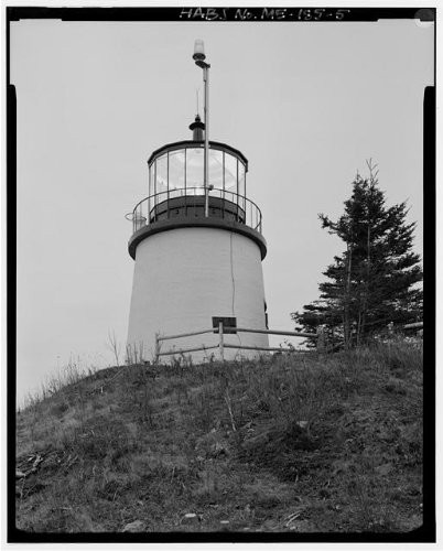 HistoricalFindings Photo: Owl's Head Light Station,Owl's Head Bay,Knox County,Maine,ME,HABS,Lighthouse,4