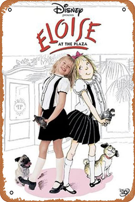 Eloise at the Plaza Movie Poster Vintage Metal Tin Sign ,Wall Decor For Bars,Coffee Bar Decor,Home Wall Decor 12X8 Inch Eloise at the Plaza Movie Poster Vintage Metal Tin Sign ,Wall Decor For Bars,Coffee Bar Decor,Home Wall Decor 12X8 Inch