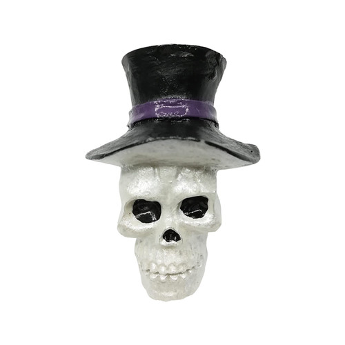 Halloween Skeleton Decorative Figurine - Halloween Statue Decoration for Table - Spooky Shelf, Countertop, Tabletop, Bookshelf Home Decor for Office, Haunted Spooky Decor, Home (A04)