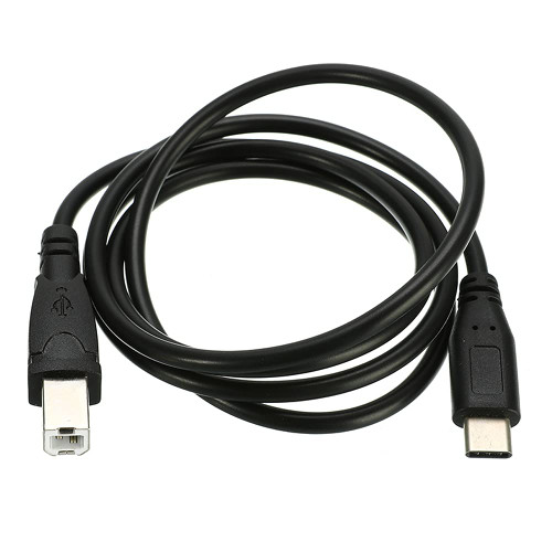 USB-C USB 3.1 Type C Male Connector to USB 2.0 B Type Male Data Cable for Cell Phone&Printer&Hard Disk 1m