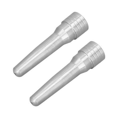 2Pcs Coffee Machine Steam Nozzle - Coffee Machine Spout, Stainless Steel Milk Foam Steam Nozzle for Home Kitchen Cafe Milk Tea Shop (Extended Version)