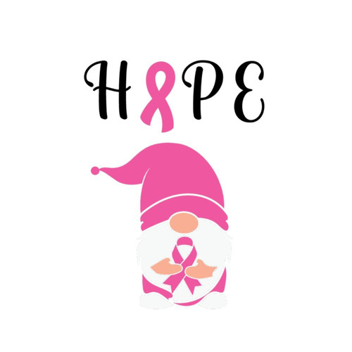 Hope Breast Cancer Awareness Bike Wall Decoration Wall Mural Pink Hope Ribbon Women Girls Removable Home Decals for Dorm Living Room Bottles Notebook Vinyl 18in