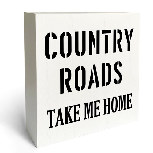 Country Decor Country Room Decor Farmhouse Home Decor Entryway Table Decor Country Roads Take Me Home Wooden Box Farmhouse Sign Graduation Gifts Country Lover Gift 5 x 5 Inches Country Decor Country Room Decor Farmhouse Home Decor Entryway Table Decor Country Roads Take Me Home Wooden Box Farmhouse Sign Graduation Gifts Country Lover Gift 5 x 5 Inches