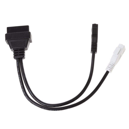 Davitu Cables, Adapters & Sockets - OOTDTY New 2X2 pin To 16 Pin Female OBD2 Diagnostic Connector Adaptor Cable For VW Audi T Skoda Suit VAG KKL USB Interface Cable