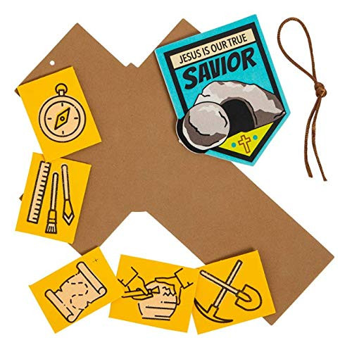 Fun Express DIG VBS Cross Sign CK - Craft Kits - 12 Pieces