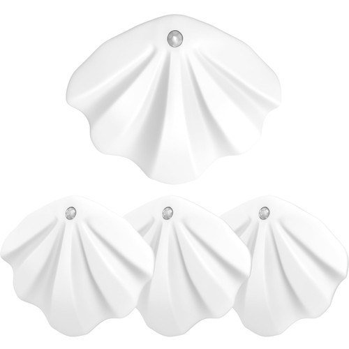 NEZART Rechargeable Motion Sensor Night Light, 4Pack Battery Powered Night Light, Adjustable Warm White LED Stick-On Closet Motion Sensor Light for Bedroom, Wall, Stairs, Cabinet, Hallway