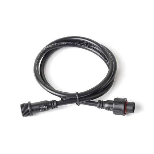 BTF-LIGHTING 5PCS 3.28ft 1meter 5 Pin 22AWG IP65 Extension Cable Wire with Male and Female Connectors at Both Ends for Single Color RGBW 4 in 1 5050 etc LED Strip 22mm nut Big Size