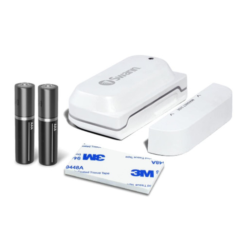 Swann Wireless Window/Door Alert Sensor. Easy Installation (Permanent or Temporary), Wi-Fi Connected, Battery Powered, No Hub Required, Get Alerts to Your Smartphone and Control Sensor Using The App