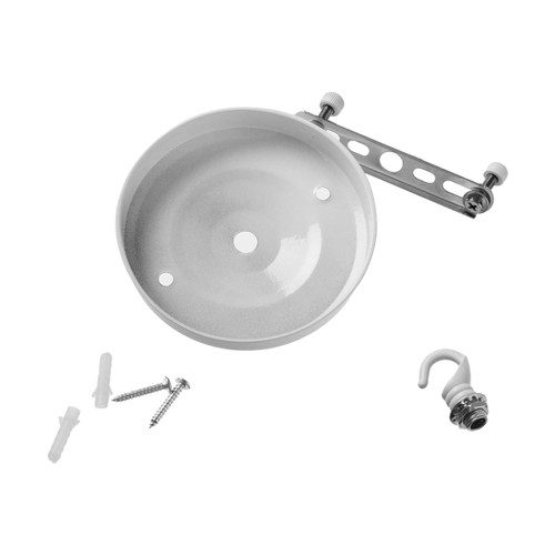 Othmro 1Pcs 4.1inch Ceiling Light Canopy Kit, Vintage Chandelier Ceiling Plate with Hook, Retro Pendant Light Canopy Kit with All Mounting Hardware for Hanging Chained Pendant Light or Chandelier
