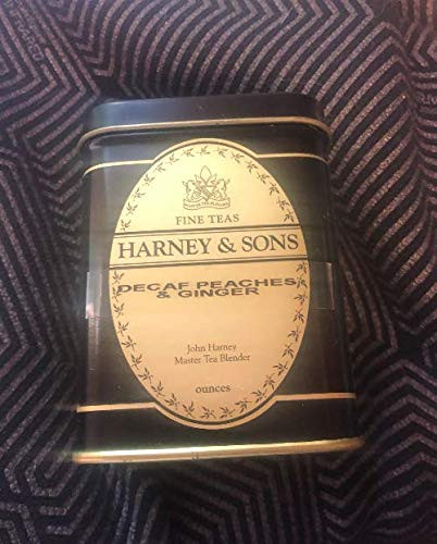 Harney & Sons Decaf Peaches and Ginger 4 ounce Tin