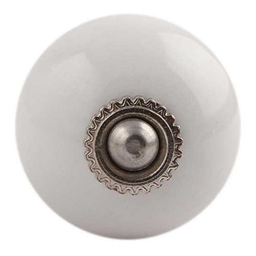 Indian Shelf 2 Pieces Knobs for Cabinet | Solid Drawer Knobs | White Unique Dresser Knobs | Ceramic Kitchen Knobs and Pulls for Cabinets | Modern Farmhouse Cabinet Pulls | Bathroom Knobs
