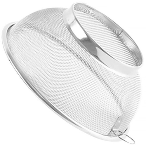 Zerodeko Stainless Steel Mesh Net Colander Strainer Basket Drainer Fine Mesh Strainer Rice Washing Bowl Sieve Sifters for Washing Fruit Vegetable Rice 26.3CM Zerodeko Stainless Steel Mesh Net Colander Strainer Basket Drainer Fine Mesh Strainer Rice Washing Bowl Sieve Sifters for Washing Fruit Vegetable Rice 26.3CM