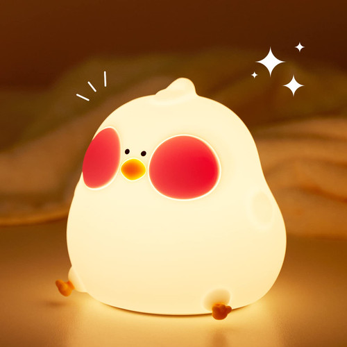 LISGHTJS Cute Night Light for Kids,Silicone Animal Night Light Portable Chick Night Lamp, USB Rechargeable Baby Nursery Lights,Kawaii Lights for Kids Room,Gifts for Toddler Boys Girls LISGHTJS Cute Night Light for Kids,Silicone Animal Night Light Portable Chick Night Lamp, USB Rechargeable Baby Nursery Lights,Kawaii Lights for Kids Room,Gifts for Toddler Boys Girls