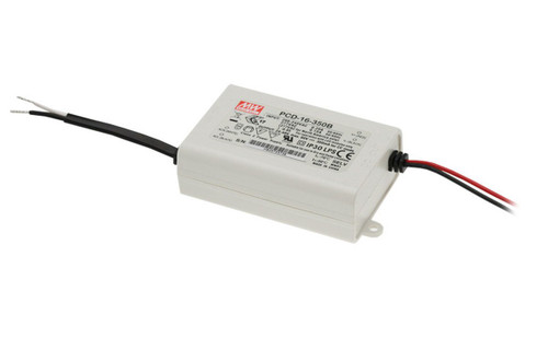 PCD-16-1400A | Mean Well 16W 1400mA CC Triac Dimming LED Driver