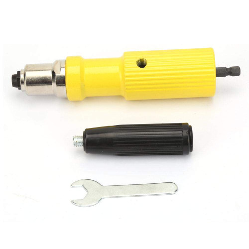 FTVOGUE Electric Rivet Nut Gun Riveting Tool Cordless Riveting Drill Adaptor Insert Nut Tool Riveting Drill Adapter