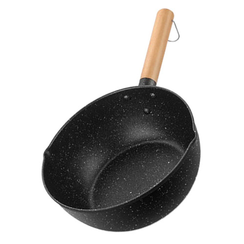 Milk Saucepan Milk Pot Black Milk Coffee Tea Boiling Pot 18cm Non Stick Butter Sauce Pan Warmer Noodles Food Cooking Pot with Wood Handle Wood Handle Butter Pot Milk Saucepan Milk Pot Black Milk Coffee Tea Boiling Pot 18cm Non Stick Butter Sauce Pan Warmer Noodles Food Cooking Pot with Wood Handle Wood Handle Butter Pot