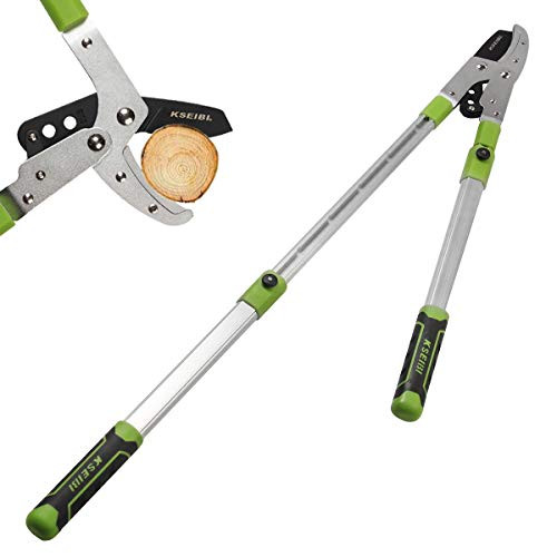 28 ~ 40 inch Extendable Anvil Razor-Edge Pruning Lopper - Up to 2 Inch Cutting Capacity - Telescoping Aluminium Light-weight Handle Garden Hedge & Tree Lopper With Lever Drive System 28 ~ 40 inch Extendable Anvil Razor-Edge Pruning Lopper - Up to 2 Inch Cutting Capacity - Telescoping Aluminium Light-weight Handle Garden Hedge & Tree Lopper With Lever Drive System