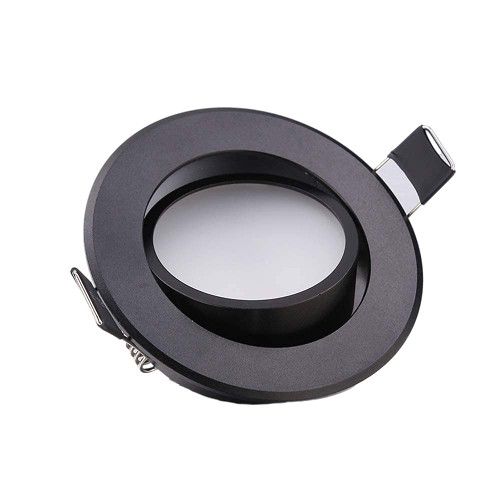 AIKUZ Black LED Recessed Downlight Adjustable Angle Aluminum Heat Sink Recessed Ceiling Light High-Brightness LED Recessed Spotlights for Jewelry Clothing Commercial Lighting Fixtures Ultra Slim (Col