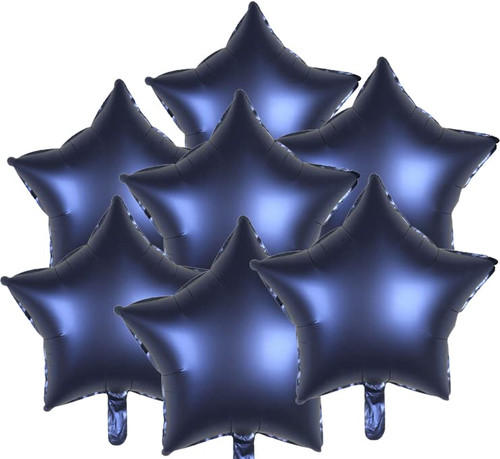 10 pcs 18inch Navy blue Star Foil Balloons, Blue Star shaped Helium Balloons Mylar Balloons for Wedding Decoration Party Balloons Birthday 10 pcs 18inch Navy blue Star Foil Balloons, Blue Star shaped Helium Balloons Mylar Balloons for Wedding Decoration Party Balloons Birthday