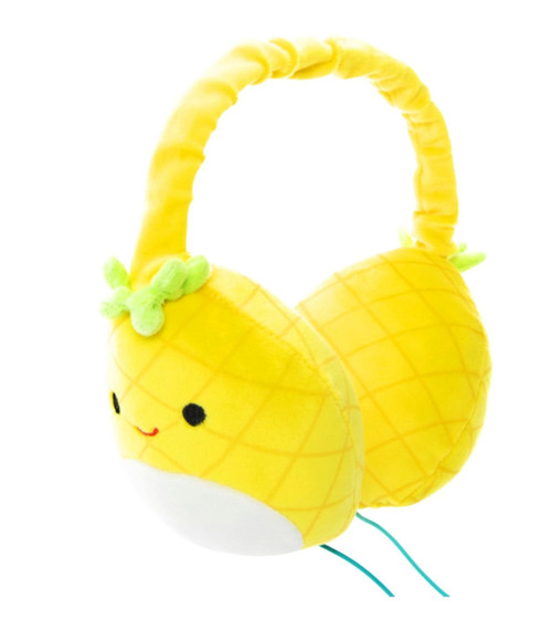 Squishmallows Maui The Pineapple Plush Wired Headphones