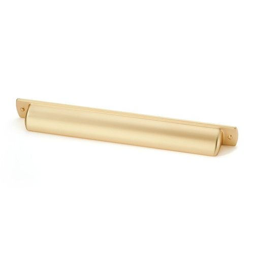 khtumeware 6 Pack 7" Drawer Pulls Brushed Gold Cabinet Cup Pulls Kitchen Hardware Cabinet Handles Drawer Handles Knobs 7 inch Hole Center