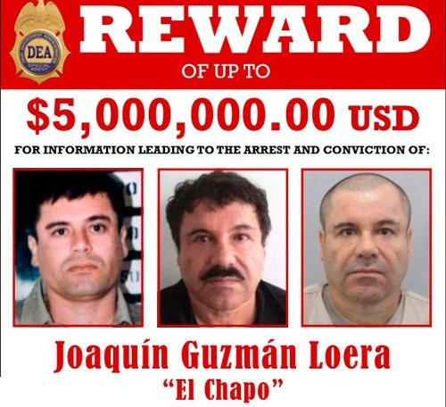 ConversationPrints EL CHAPO GUZMAN DEA POSTER GLOSSY POSTER PICTURE PHOTO BANNER mugshot