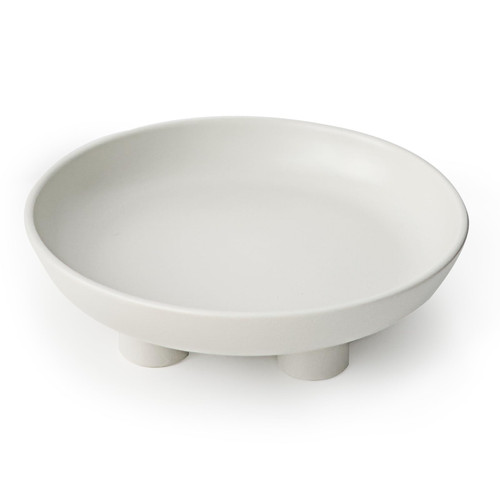 LFILONRO Fruit Bowl, Large Fruit Bowl For Kitchen Counter, Pedestal Ceramic Fruit Bowl For Table Countertop, Decorative Fruit Bowls For Home Decor