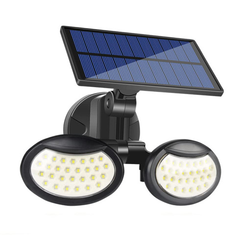 Aolyty Solar Lights Outdoor 2 Head Motion Sensor Lights 56 Bright LEDs Flood Light, 6500K Solar Powered Security Waterproof Wall Light for Garden Garage Yard Patio Aolyty Solar Lights Outdoor 2 Head Motion Sensor Lights 56 Bright LEDs Flood Light, 6500K Solar Powered Security Waterproof Wall Light for Garden Garage Yard Patio
