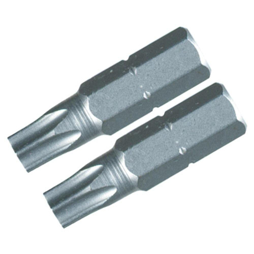 Wiha 70158 Tamper Resistant Torx Bit, Insert Bit Packs, T30s x 25mm, 2 Pack