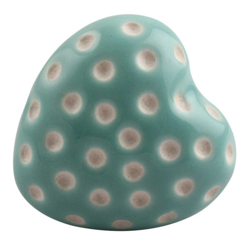 IndianShelf 4 Pack Drawer Pulls One Hole|Heart Etched Kids Knobs|Vintage Knobs for Cabinets Drawers Green|Knobs for Dresser Drawers Vintage Ceramic|Dresser Knobs for Girls|Bathroom Vanity Knobs Pulls