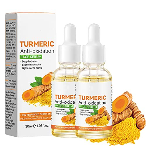 (2pcs? Turmeric Dark Spot Removal Correction Essence and Turmeric Moisturizing Facial Essence (2pcs? Turmeric Dark Spot Removal Correction Essence and Turmeric Moisturizing Facial Essence