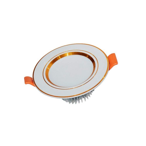 OEIEFE Ultra-Thin Indoor Simple Ultra Slim Household Indoor Downlights 3w/5w/12w/ LED Recessed Ceiling Lights Ceiling Spotlight Embedded Ceiling Panel Light for Kitchen Lighting Baffle Trim (Color :