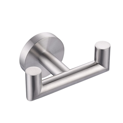 ALEASHA Brushed Nickel Bathroom Towel Hook, Solid Stainless Steel Heavy Duty Wall Hook, Robe Hook for Shower Towel, Coats, Clothes, Wall Mount ALEASHA Brushed Nickel Bathroom Towel Hook, Solid Stainless Steel Heavy Duty Wall Hook, Robe Hook for Shower Towel, Coats, Clothes, Wall Mount
