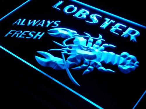 Lobster Seafood Restaurant Bar LED Sign Neon Light Sign Display j376-b(c)