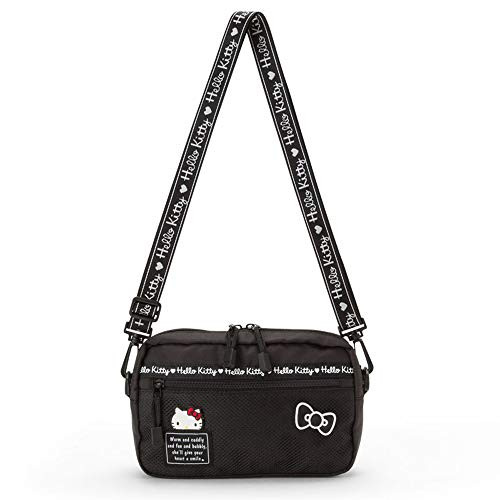 Sanrio Hello Kitty Sacoche Messenger Bag Shoulder Bag 24x15x6cm Black Polyester Japan Import 809942