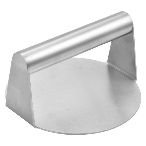 Leden Stainless Steel Burger Press for Griddle, 5.5 Inch Round Hamburger Press Patty Maker, Non-Stick Burger Smasher, Bacon Press Perfect for Flat Top Grill Cooking Leden Stainless Steel Burger Press for Griddle, 5.5 Inch Round Hamburger Press Patty Maker, Non-Stick Burger Smasher, Bacon Press Perfect for Flat Top Grill Cooking