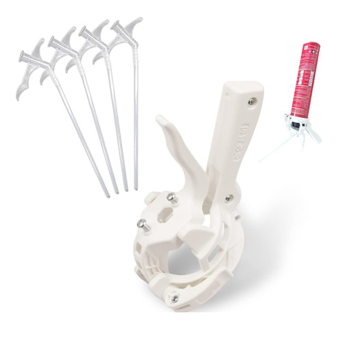 ASNOKNAE Manual Foam Caulking Gun, Controlled Spray Foam Replacement Tube Nozzle, The Trigger Tool for Precise Spraying a Polyurethane Expandable Insulation Foam Tank Gap Filler, for Filling Gaps