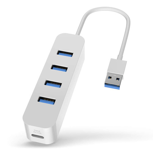 Upgrow USB 3.0 Hub with Power Port 4-Port USB Hub with 5 Gbps USB Splitter for Laptop MacBook, Mac Pro, Mac Mini, iMac, Surface Pro, XPS, PC, Flash Drive, Mobile HDD-White Upgrow USB 3.0 Hub with Power Port 4-Port USB Hub with 5 Gbps USB Splitter for Laptop MacBook, Mac Pro, Mac Mini, iMac, Surface Pro, XPS, PC, Flash Drive, Mobile HDD-White