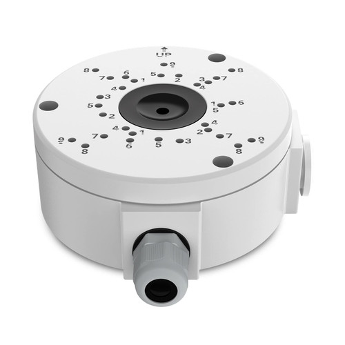 Hiseeu Universal Bullet Security Camera Junction Box, Waterproof/Metal Base/Hide Cables/Wall Ceiling Mount Bracket, Compatible with Hiseeu Security Camera Outdoor Indoor (Dome&Bullet Camera)