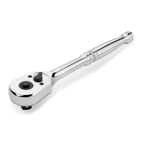 WORKPRO 3/8-Inch Drive Ratchet, Quick-Release Reversible Ratchet Wrench, 72-Tooth 3/8 Drive Ratchet Handle, Chrome Alloy Made, Cr-Mo Head,Full Polished