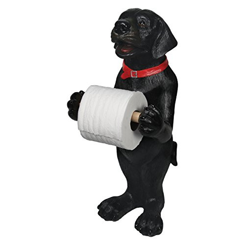 River's Edge Black Lab Standing TP Holder