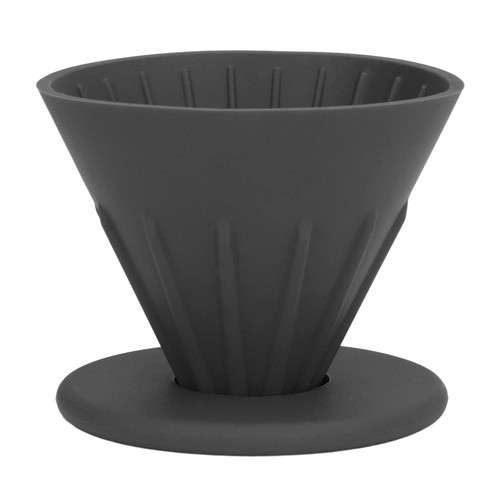 Silicone Coffee Dripper - Reusable Cone Filter Holder for Travel, Hiking, Camping & Home Office - Coffee Filters Included - Compact & Portable(??)