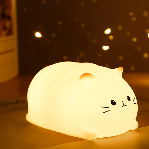 ZKLiLi Cute Cat Lamp, Kitty Night Light Cat Lamps for Girls Bedroom, Mini Lamp Cat LED Tap Control Kids Night Light Birthday Gifts Room Decor ZKLiLi Cute Cat Lamp, Kitty Night Light Cat Lamps for Girls Bedroom, Mini Lamp Cat LED Tap Control Kids Night Light Birthday Gifts Room Decor